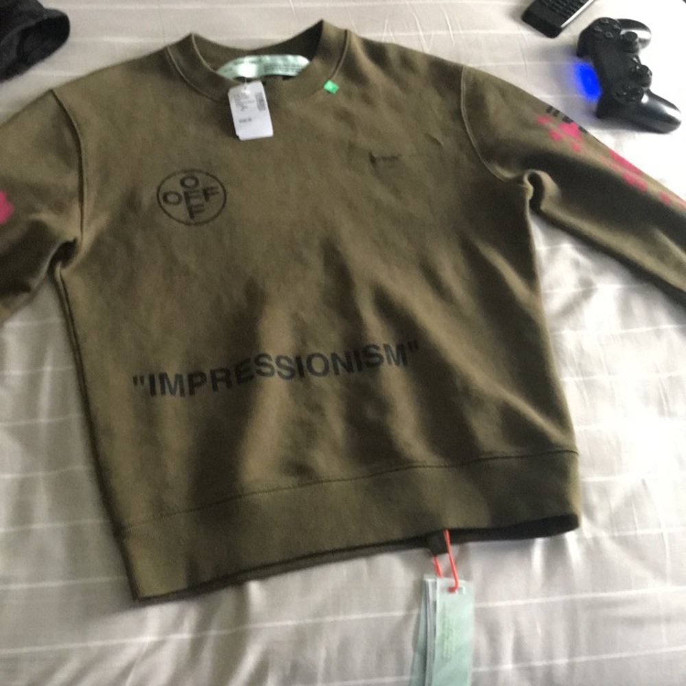 Off white crew neck